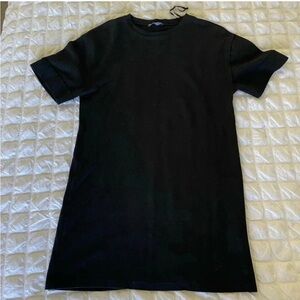 Zara Black Short Sleeve knit Dress